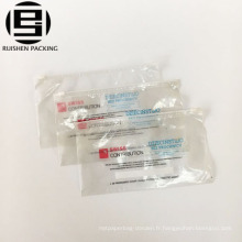Sac d&#39;emballage de voyage de brosse à dents imprimée par zip-lock de LDPE